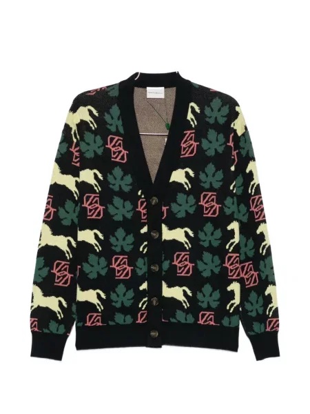 Cardigan Drole De Monsieur tricotate negru