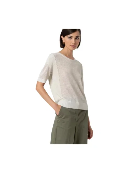 Dzianinowy sweter Fracomina beżowy