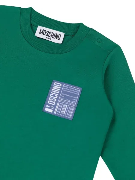 Bluza dziecięca Moschino zielona