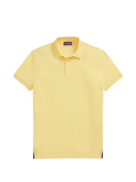 Tricou polo Polo Ralph Lauren cu glugă cu blană cu broderie roșu