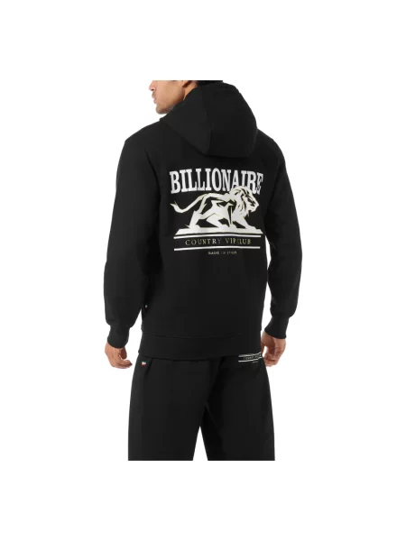 Sweter Billionaire z kapturem czarny