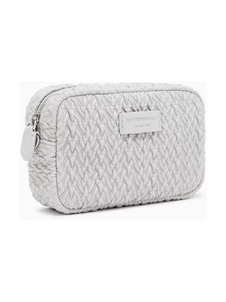 Torebka Emporio Armani skórzana szara