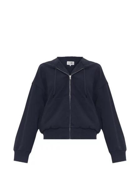 Hanorac cu glugă Mm6 Maison Margiela cu cordon albastru