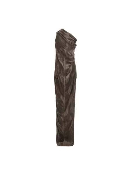 Sukienka Rick Owens brązowa