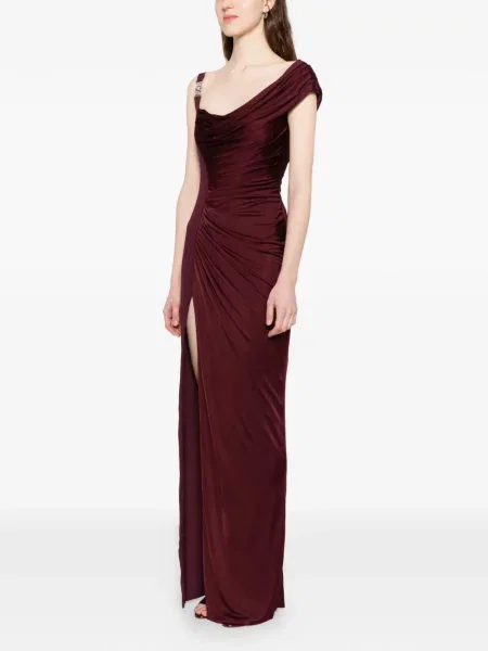 Rochie Versace drapată roșu