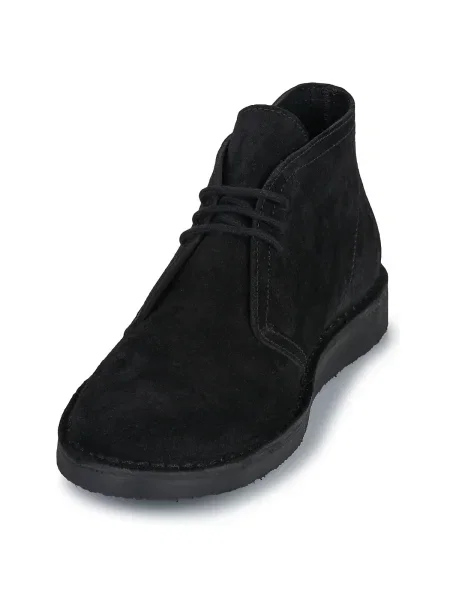 Pantofi Fred Perry din piele de căprioară negru