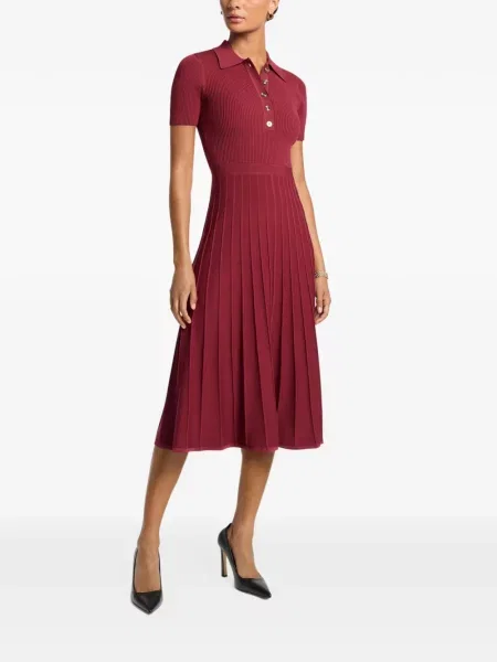 Rochie midi Michael Kors tricotate roșu