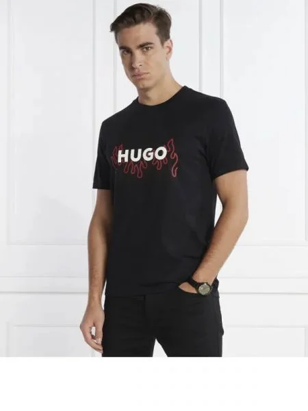 HUGO Póló fekete