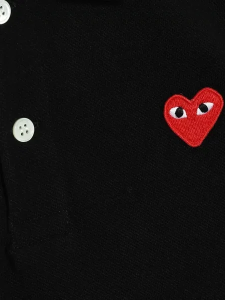 Polokošeľa Comme Des Garçons Play čierna