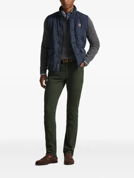Șosete Polo Ralph Lauren cu 5 buzunare cu broderie tricotate albastru