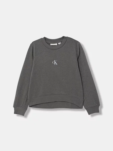 Calvin Klein Jeans Detská mikina sivá
