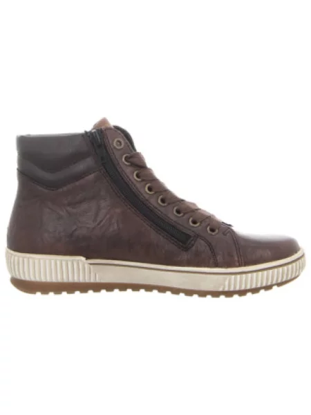 Sneakersy Remonte skórzane brązowe