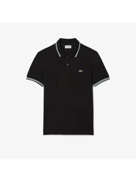 Поло Lacoste черное