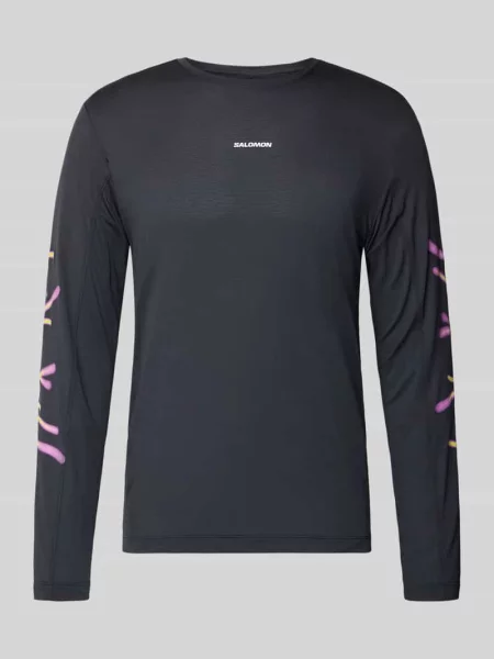 Koszulka funkcyjna z logo model Kout' Salomon czarna