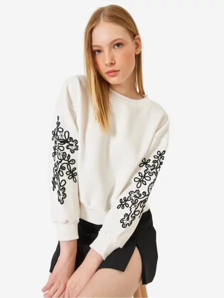 Bianco Lucci Mikina Sweatshirts' béžová