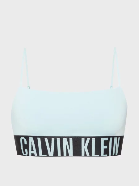 Без підкладки бюстгальтер Calvin Klein блакитний