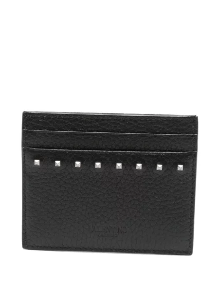 Portofel Valentino Garavani din piele negru