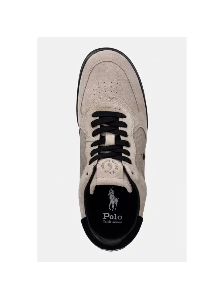 Sneakersy Polo Ralph Lauren skórzane beżowe
