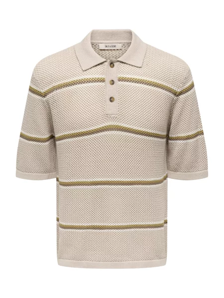 Only & Sons Pulover ONSSEJR ombră / gri deschis / verde stuf alb