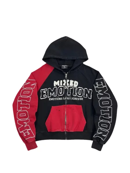 Hanorac cu glugă Mixed Emotion negru