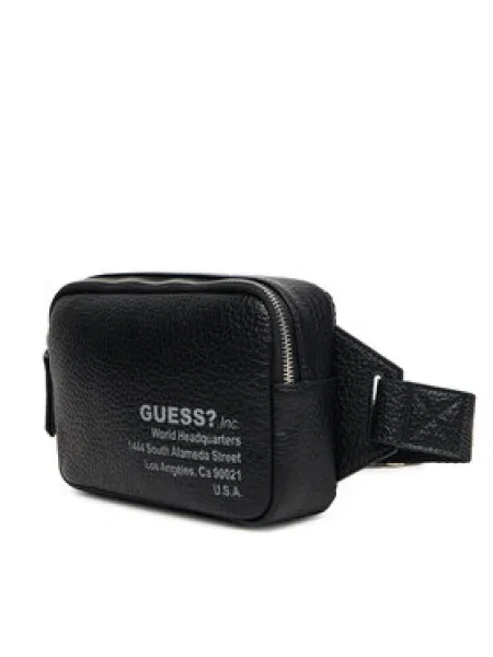 GUESS Övtáska NEW YORK fekete fehér