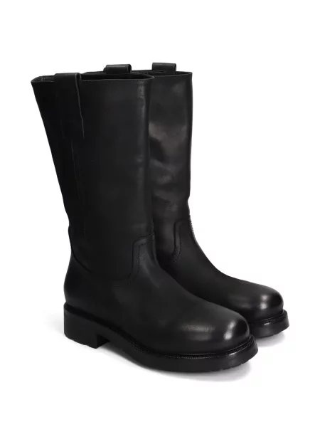 Botine Strategia Shoes din piele negru