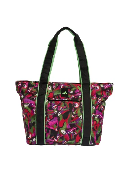 ADIDAS PERFORMANCE Športna torba Farm zelena / roza / rdeča črna