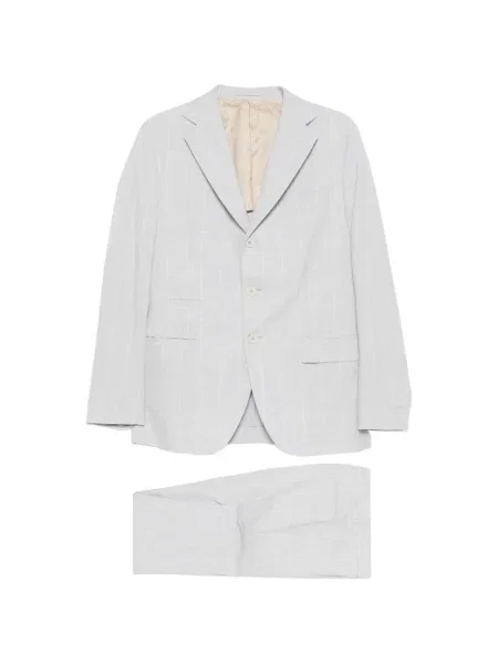 Costum Eleventy de costum cu un singur rând de nasturi gri