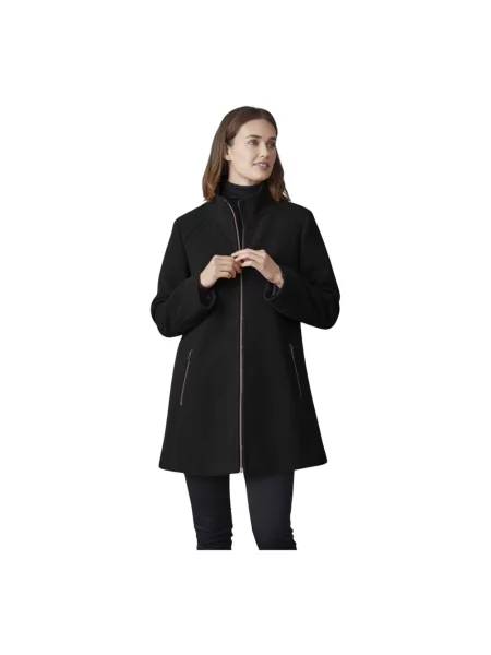 Parka Junge wełniana czarna