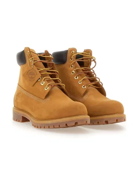 Botki Timberland skórzane wodoszczelne casual brązowe