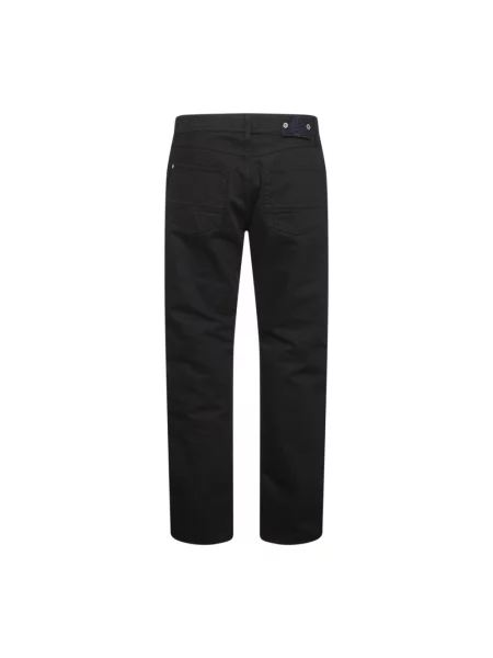 Zwężane dżinsy Stone Island z kamieniami zwężany czarny