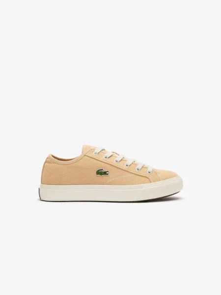 Кеди Lacoste бежеві
