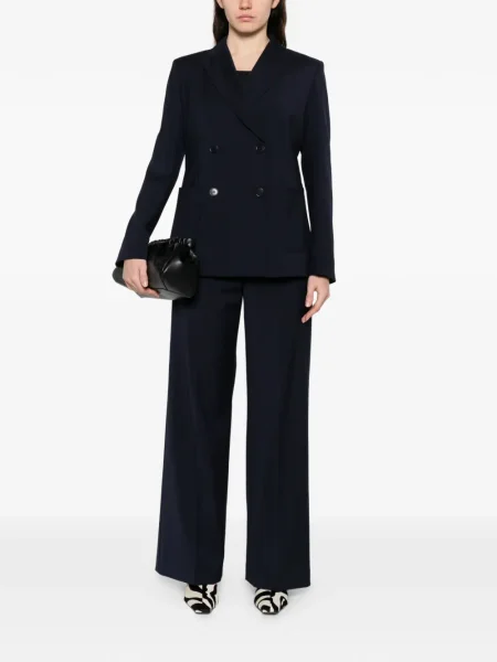 Pantaloni Weekend Max Mara albastru