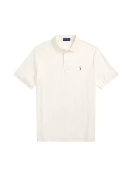 Koszulka polo o kroju Regular Fit z czystej bawełny Polo Ralph Lauren biała
