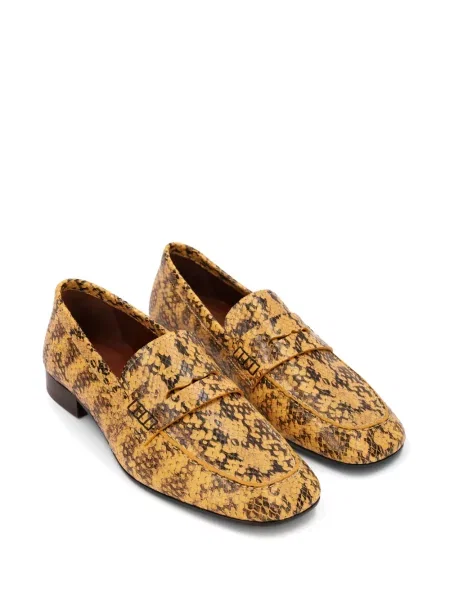 Pantofi loafer Dries Van Noten din piele galben