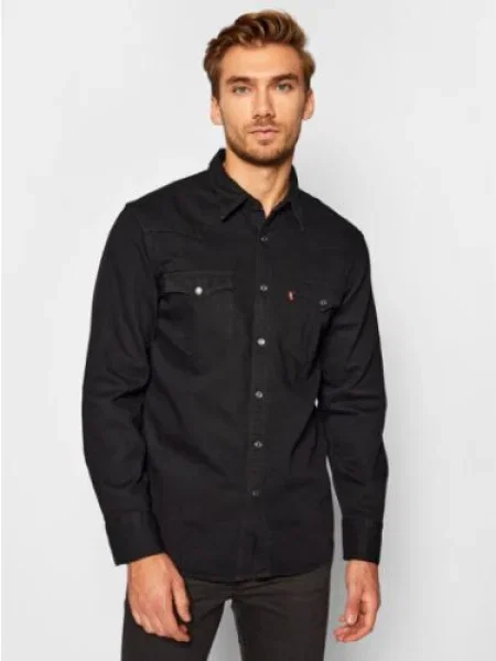 LEVI'S Košeľa Barstow Western Standard čierna
