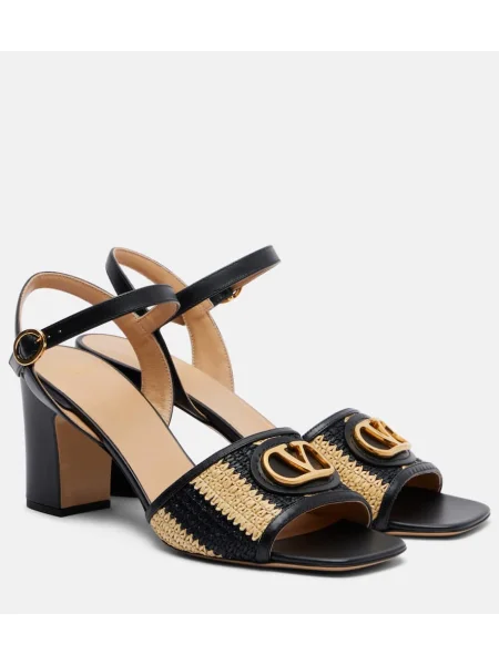 Sandale Valentino Garavani din piele negru
