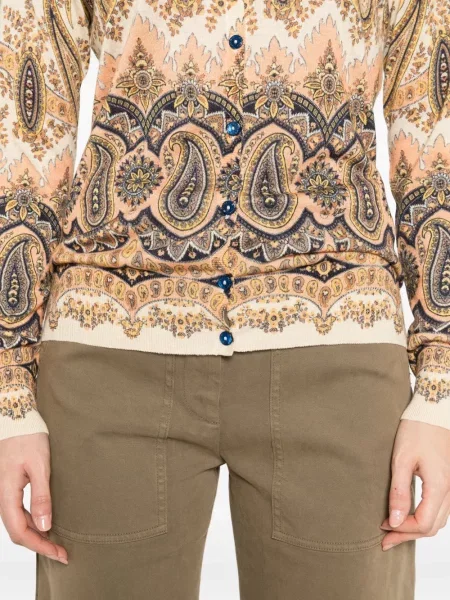 Жилетка Etro с принт с пейсли десен