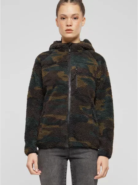 Bluza z kapturem Brandit w kamuflażu czarna