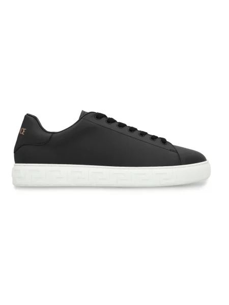 Sneakersy Versace skórzane czarne