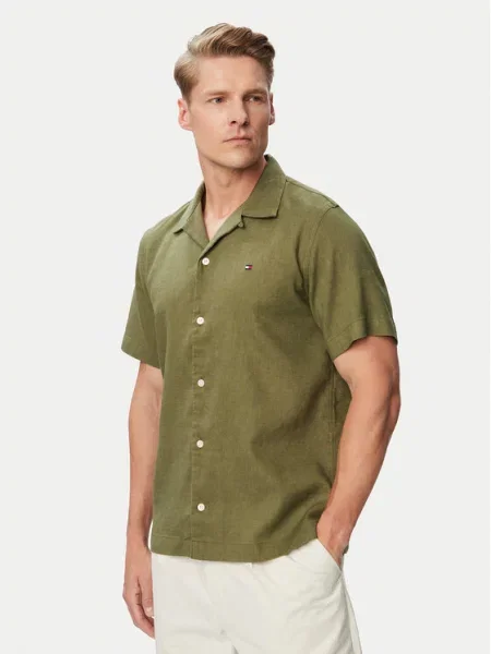 Tommy Hilfiger Koszula ciemny zielony