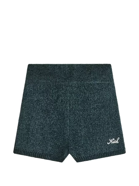Dzianinowe małe mały szorty Kith zielone