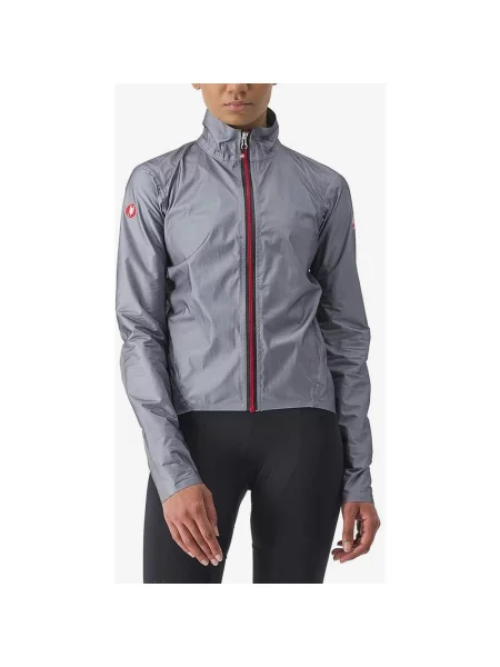 Castelli Tempesta Rosso Corsa GORE-TEX Wodoodporna Lekka Kurtka XS szara