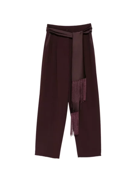 Pantaloni Imperial cu franjuri violet
