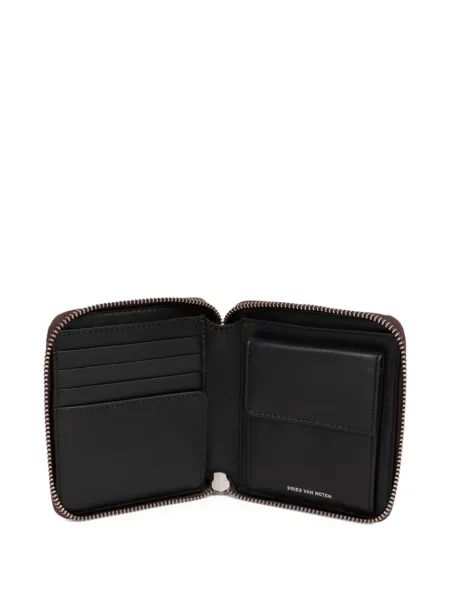 Portofel Dries Van Noten din piele maro