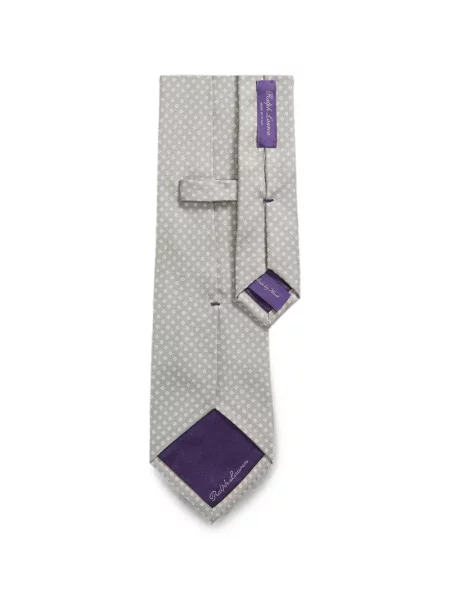 Cravată Ralph Lauren Purple Label de mătase gri
