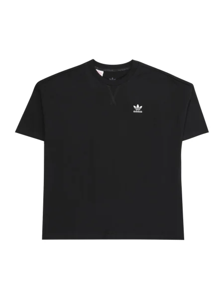 ADIDAS ORIGINALS Majica črna bela