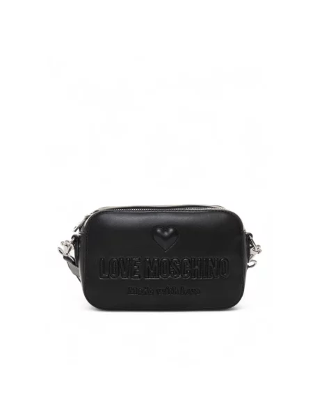 Torebka Love Moschino z logo czarna