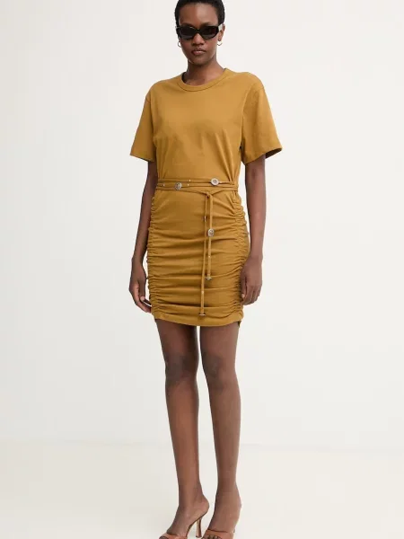 Pinko Rochie cu cordon ANGUILLARA maro