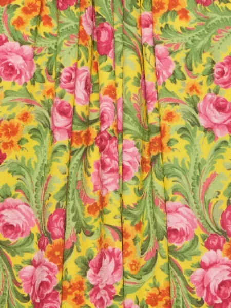 Rochie maxi Magda Butrym cu model floral cu imagine galben